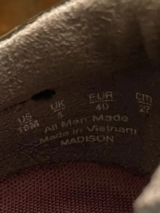 NWOT Dr. Scholl's Black Perforated Slip-On Sneaker with White Sole - Picture 6 of 7